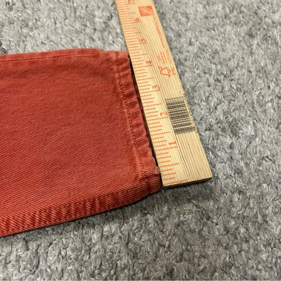 GRLFRND The Karolina Jeans Women’s 24 Button Fly Red Skinny High Rise New NWT - Picture 7 of 12